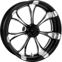 One-Piece Aluminum Wheel — 18x5.5, Rear, Black anodized