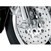 Cubierta de tuerca del eje delantero — cromado