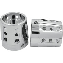 Front Axle Nut Cover — 25.4 mm (1"), Chrome