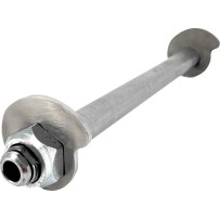 Axle Adjuster Kit — Stainless Steel, Silver Brushed