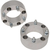 Wheel Spacers with Studs — 63.5 mm (2.5") , 4/137, Silver