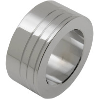 Wheel Spacer — 25.4 mm axle, 16.5 mm length, 37.34 mm outside diameter, Chrome