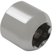 Chrome Axle Nut — M24 x 1.5 thread, 22.5 mm ID, 34 mm OD, 1.15" W