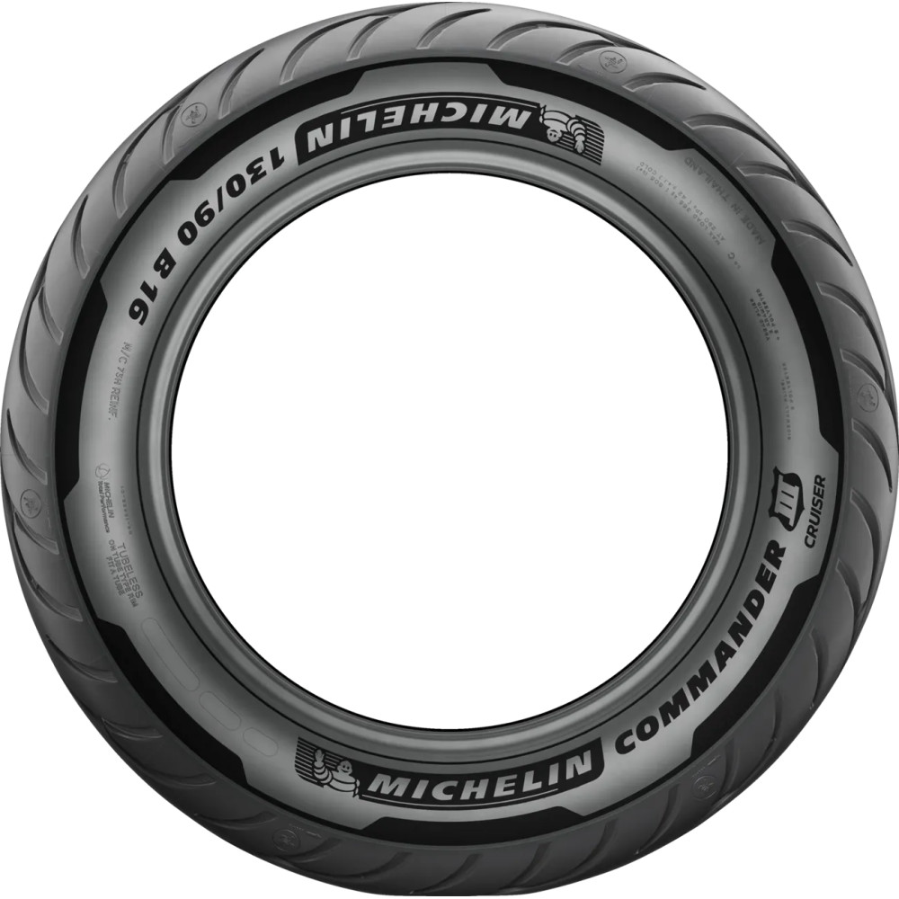 Neumático Commander III Reforzado para Cruiser — 80/90-21, 54H, flanco negro