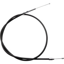 High-Efficiency Black Vinyl Clutch Cable — 133.5 cm (52-9/16"), 14 cm (5-1/2"), bottom adjuster