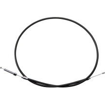 High-Efficiency Black Vinyl Clutch Cable — 135.5 cm housing, 11 cm travel, Black