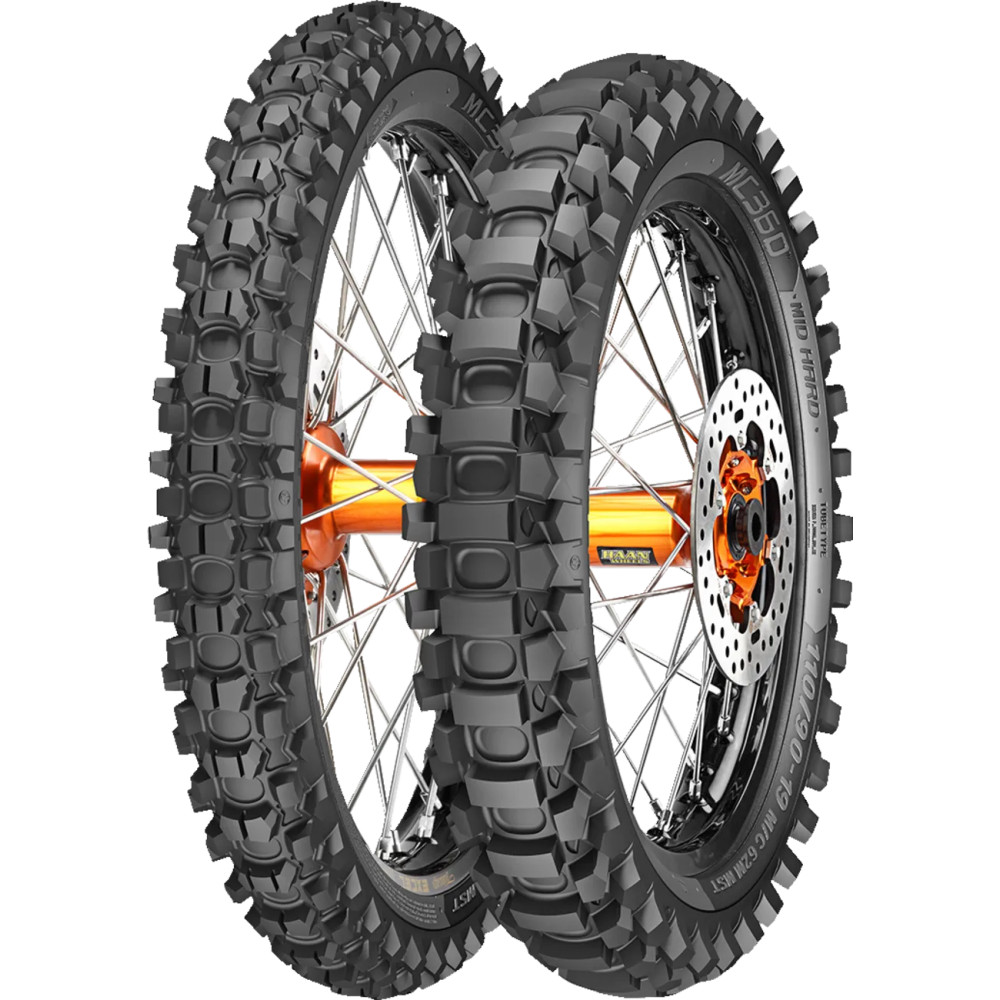 Neumático MC360™ Mid-Hard — 140/80-18, trasero, flanco negro
