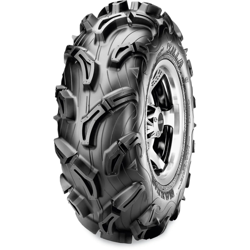 Zilla Tire — 27x9-12, 12 in rim, 6-ply, front mount
