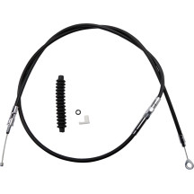 Cable de embrague de vinilo negro de alto rendimiento — Longitud funda 68-11/16\", Ajustador 25-7/16\"