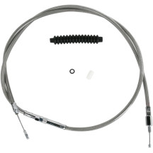Cable de embrague trenzado de acero inoxidable de alta eficiencia — 184.5 cm carcasa, 83.5 cm ajustador, 70 mm recorrido, Cromad
