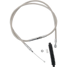 High-Efficiency Braided Stainless Steel Clutch Cable — 159 cm housing, 83 mm travel, 80 cm adjuster
