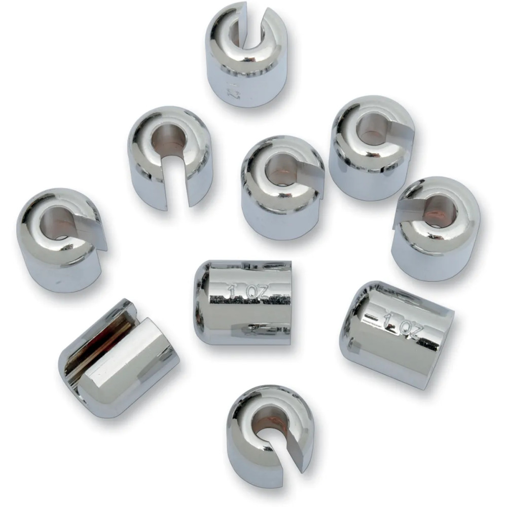 Chrome/Zinc Spoke Wheel Weights Chrome/Zinc Spoke Wheel Weights