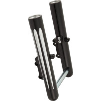 Hot Legs Fork Legs — Negro anodizado, Doble disco, Kit