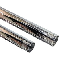 Fork Tubes — 47 mm, 530 mm, Chrome