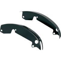 Curvaceous Upper Fillers — Fits Street Glides, Left & Right, Black