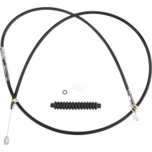 Cable de embrague de vinilo negro de alta eficiencia — 193 cm (76"), recorrido 89 mm (3-1/2")