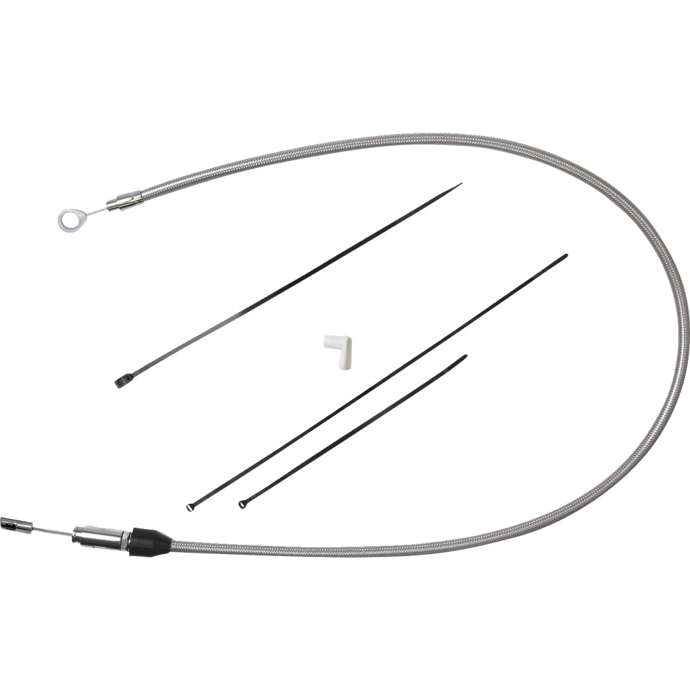 Cable de embrague de conexión rápida — 48", recorrido 59 mm, cromo