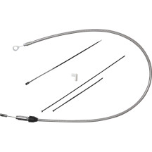 Cable de embrague Quick Connect — 142 cm (56\"), 59 mm de recorrido (2-5/16\"), cromado