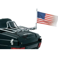 Vertical Mount Flags — Clamp 12.7 mm (1/2"), Chrome