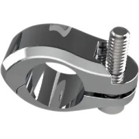 LED Flagpole Mount — 1/2" round, chrome