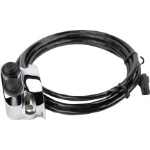 Chrome Legend Handlebar Mounted Control Assembly — fits 25.4 mm (1") and 31.8 mm (1-1/4")