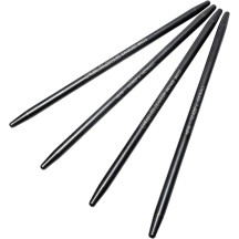 HP+® Fixed Length Pushrods — 7/16" diameter, 0.165" wall, 0.040" longer, Black oxide