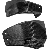 Side Cover — Pair, Carbon fiber, Gloss black, Left/Right
