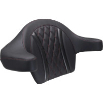 Extended Arm Wrap-Around Backrest — Black, Red