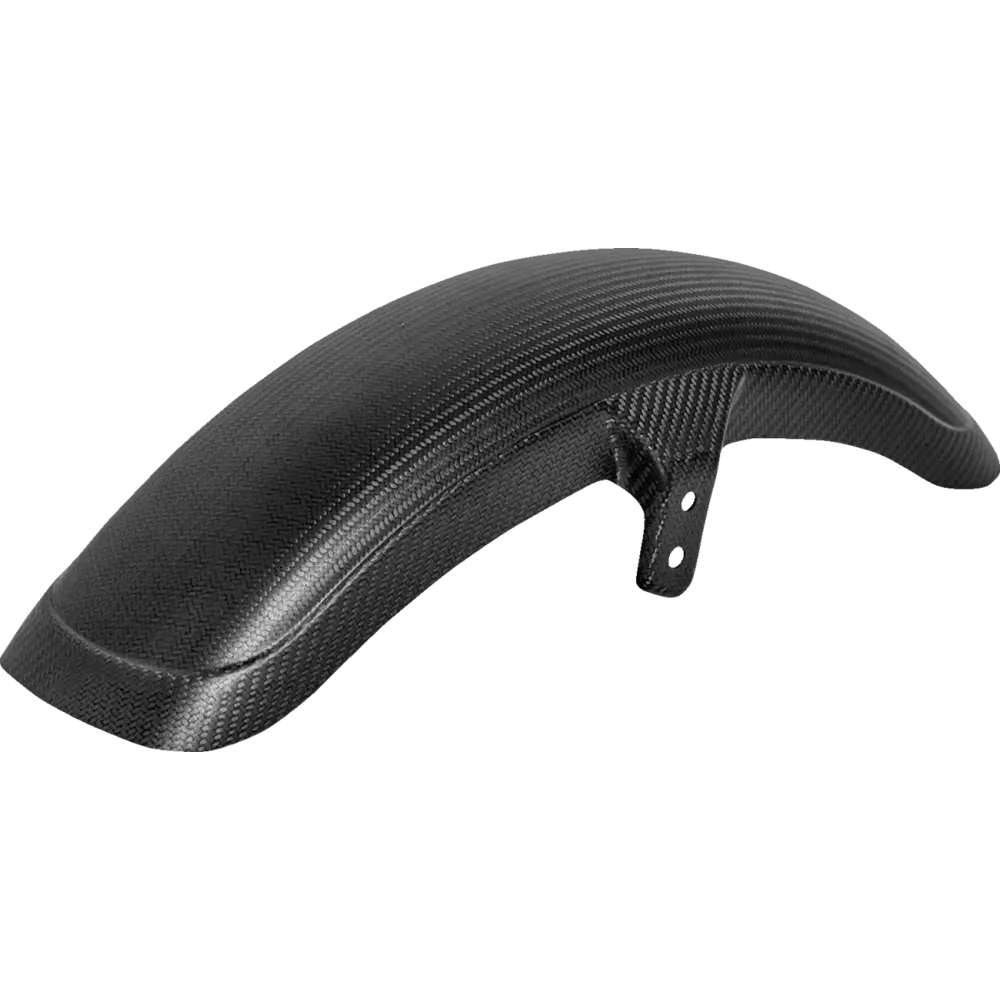 Carbon Fiber Front Fender — 21" wheel, 4" width, Matte black
