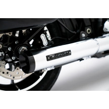 Silenciador Slip-On HP40 de 4" para HD Softails — Cromado