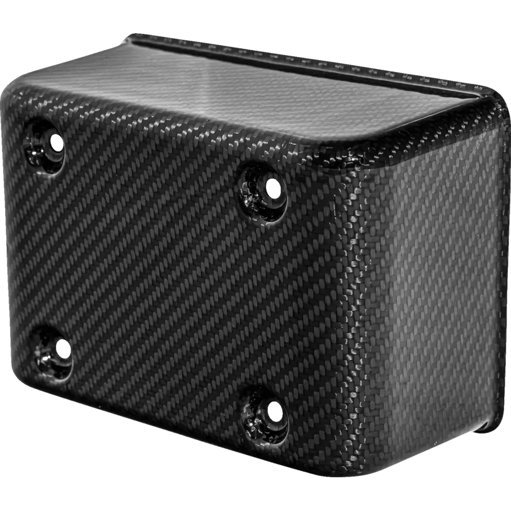 Fuse Box Cover — Harley Davidson®, 7.5" L x 5" W x 4" D, Black gloss