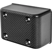 Fuse Box Cover — Black Matte, For Harley-Davidson®