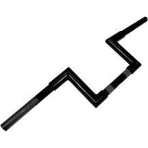 1-1/4" Old School Handlebar — 32 mm (1-1/4"), Black gloss