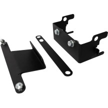 Kit de adaptadores para soporte de motor Harley Davidson® — negro, acero con recubrimiento en polvo