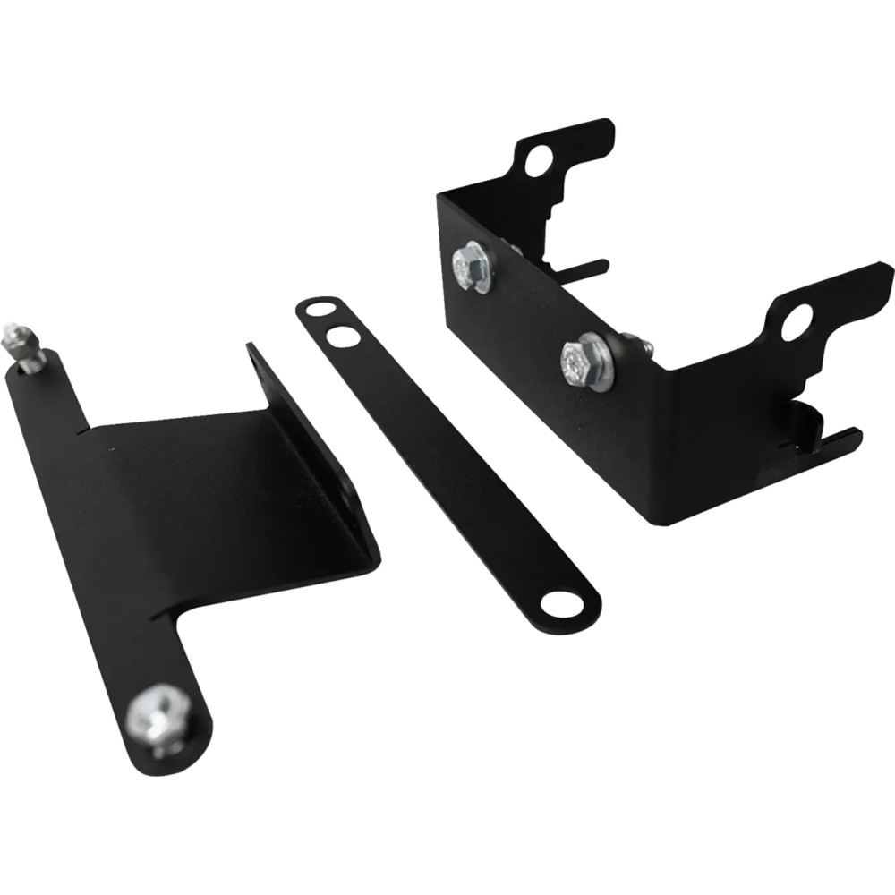 Kit de adaptadores para soporte de motor Harley Davidson® — negro, acero con recubrimiento en polvo