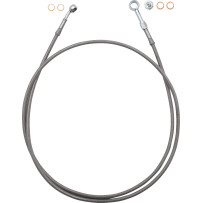 EZ Install Brake Line — 69 in (175.5 cm), with ABS, Stainless Steel