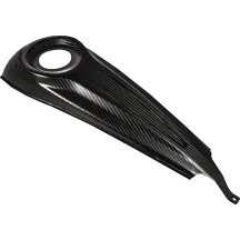 Carbon Fiber Dash Panel For Touring Models — Black gloss