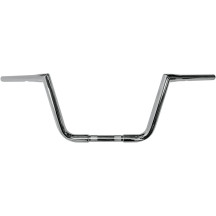 1-1/4" Twin Peaks Big Twin Handlebar — 1-1/4" dia, 36" width, 10" rise, 1" clamp, Chrome