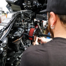 Kit de filtro de aire BA — serie BA, redondo, negro