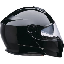 Solaris 2.0 Modular Helmet — L, Black, Gloss