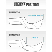 Roadsofa™ Extended Reach Seat — 30-1/2" overall, 17-1/2" driver, Black