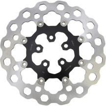 Rotor de freno Cubiq™ — 299 mm, Flotante completo, Negro/Cromo