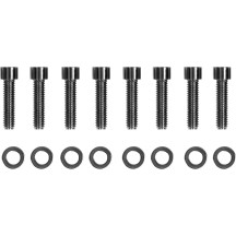 M-Eight Bolt Kit — Transmission bearing housing, Black