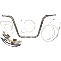Kit de instalación de manillar Caliber 1-1/4" — 1-1/4" (32 mm) diámetro, abrazadera 1" (25,4 mm), Cromo