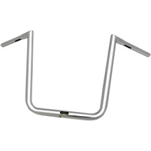 Manillar Hefty Twin Peaks 1-1/4" — abrazadera 1-1/4", elevación 16", ancho 34", cromo