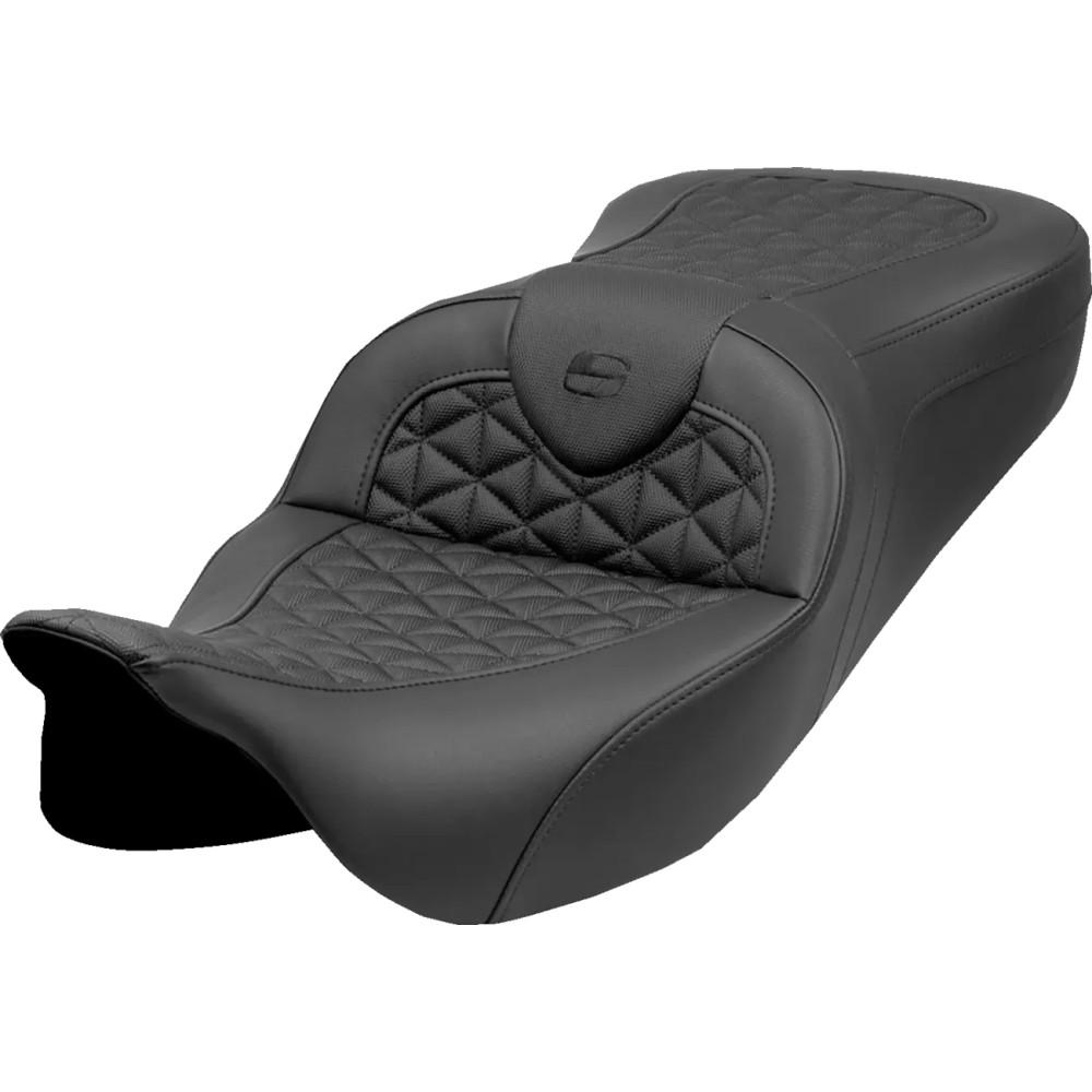 Asiento RoadSofa™ Tri Gripper — 78.74 cm de longitud total, 39.5 cm de ancho del conductor, Negro