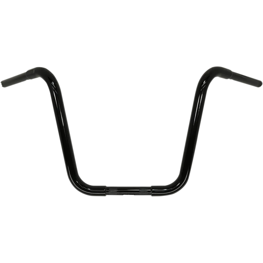 Manillar calibre 1-1/4" — Ape Hanger, 32 mm (1-1/4"), 40,5 cm (16"), Negro brillo