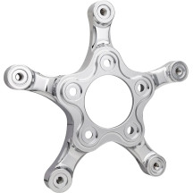 Adaptador de rotor Spider — 320 mm, 5 pernos, círculo de pernos 3.25", cromado
