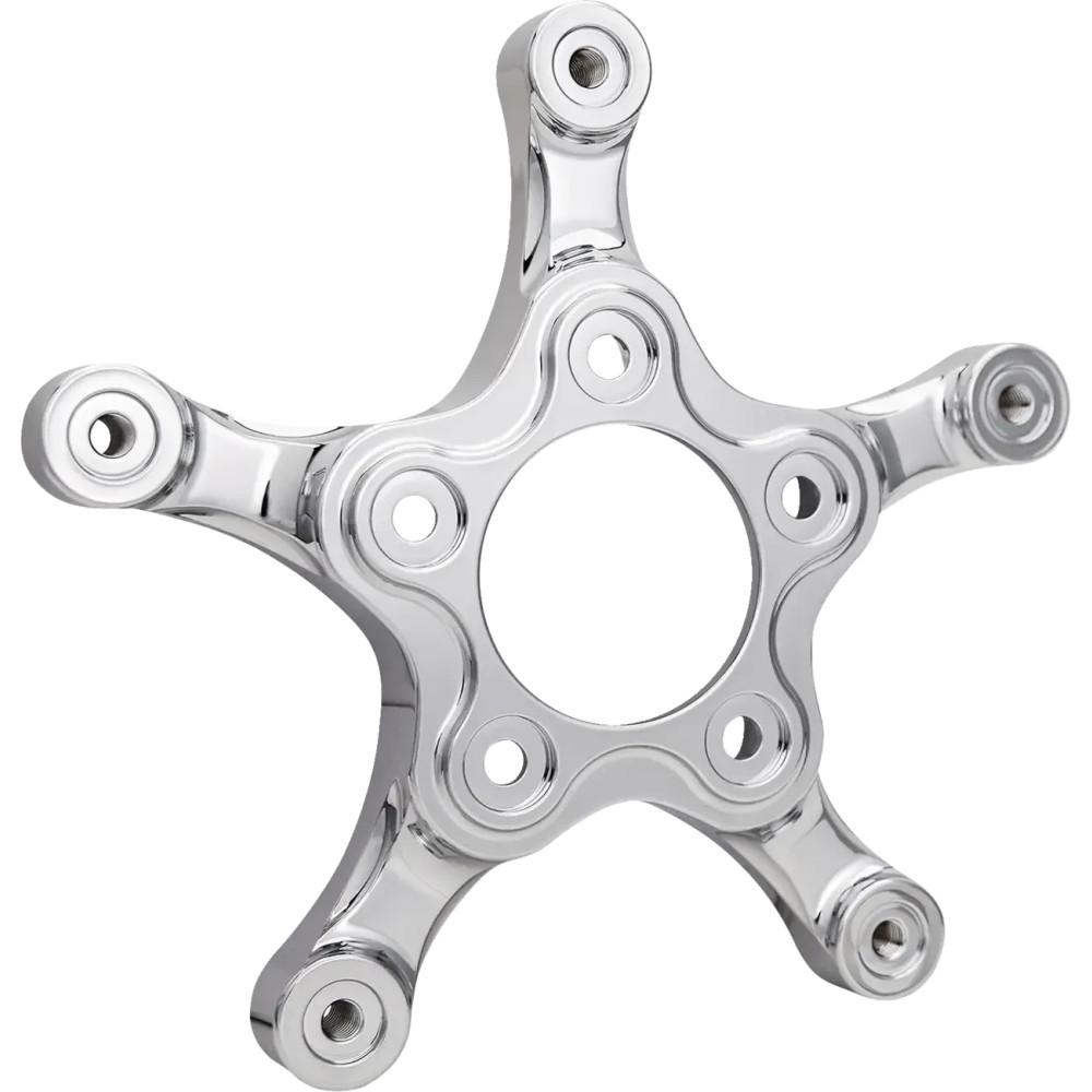 Adaptador de rotor Spider — 320 mm, 5 pernos, círculo de pernos 3.25", cromado