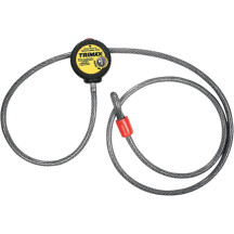 Versa-Cable™ Lock — 183 cm (6'), 10 mm (3/8\") cable, Silver